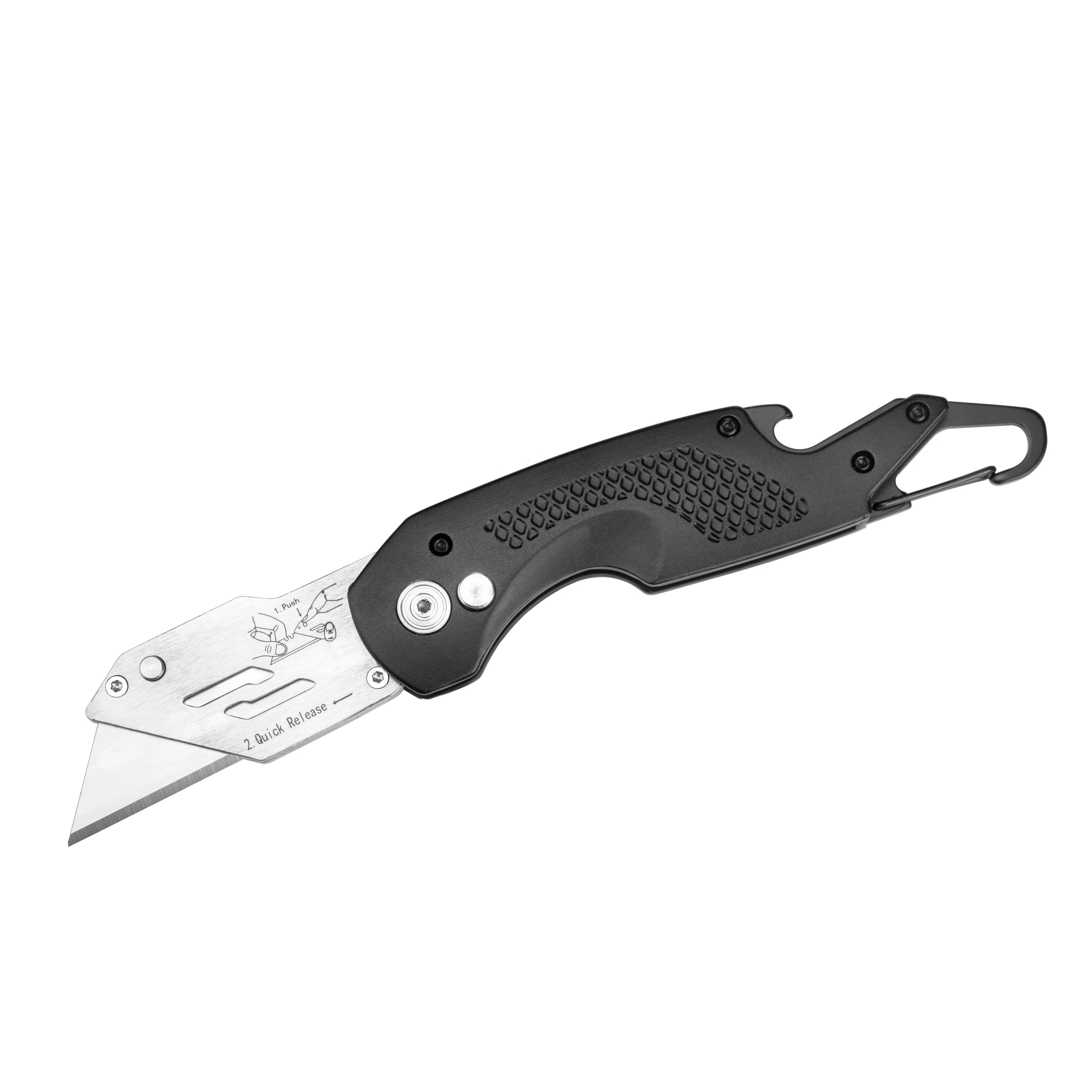 Multi- Function Aluminum Body SK5 Retractable Blade Utility Knife Box Cutter Lock Back Utility Knife