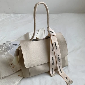 Cover Thread Sac a Main Femme PU Leather Fashion Ladies Hand Bags Womens Shoulder Bags