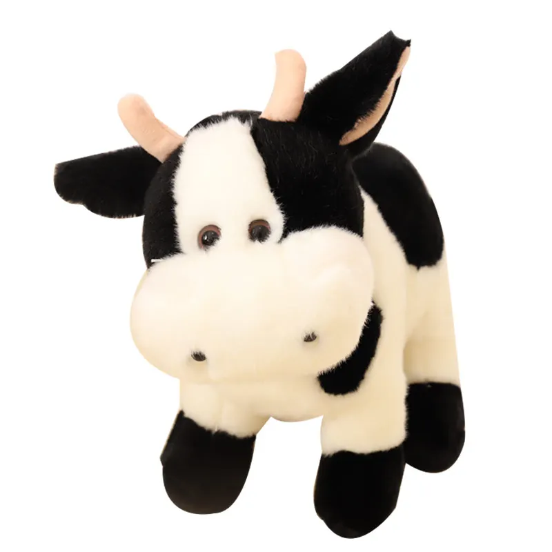 High Qualityplushies stuffed animal custom stuffed plush toycute stuff soft toys happy smiling milk cow plush
