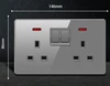 PIN Universa socket 1Gang 1 Way