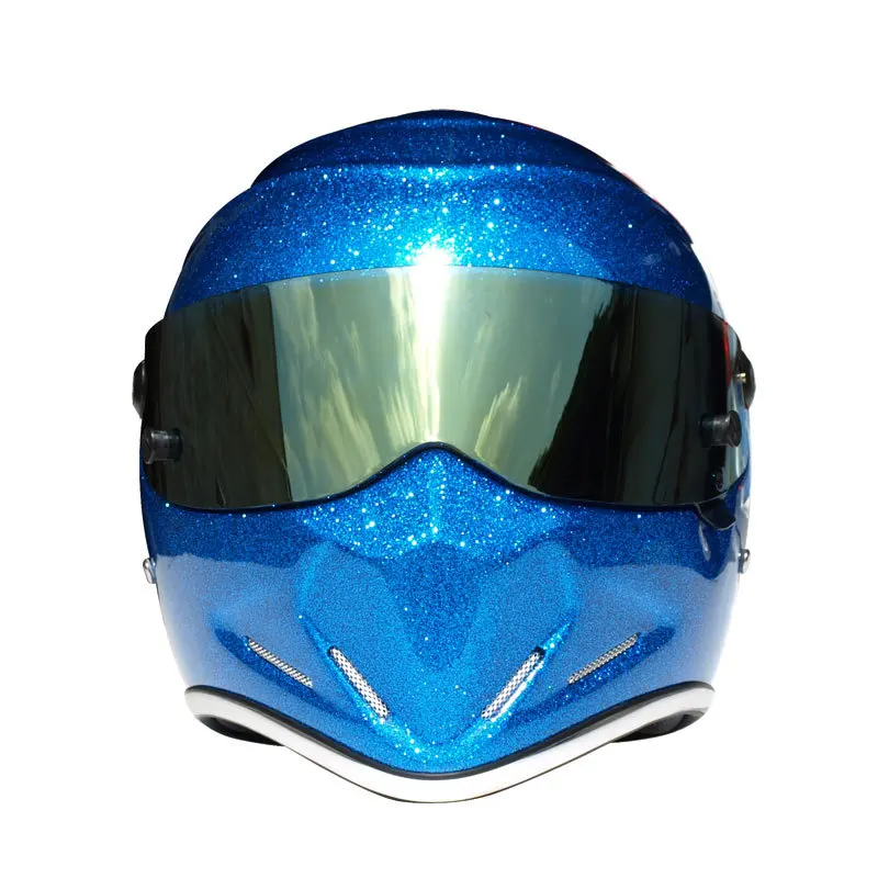 blue motorcycle helmets for sale