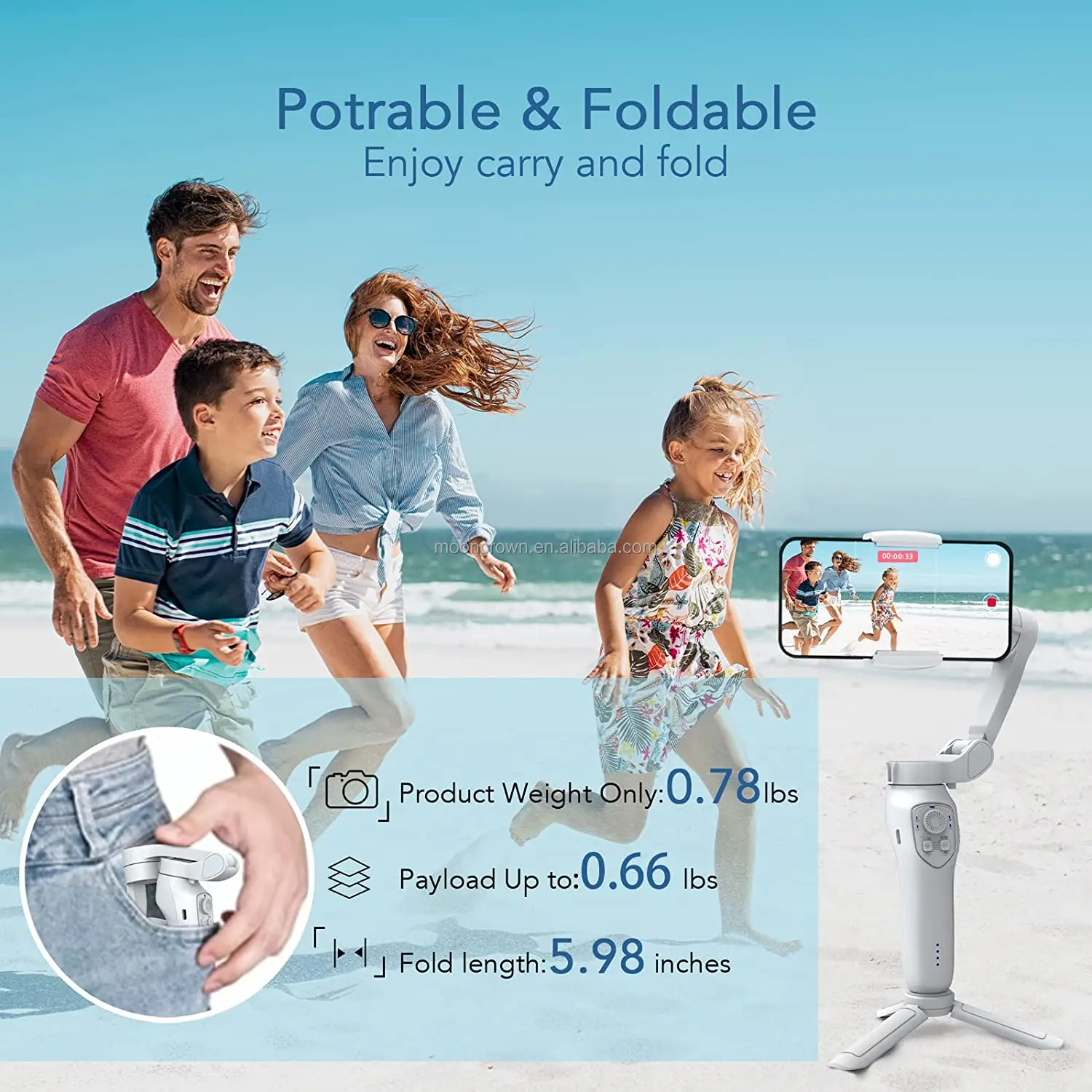 L7C Pro 3 Axis Smartphone Stabilisateur L7B Selfie Stick Gimbal Stabilizer for iPhone Samsung Vlogging YouTube Travel Shooting