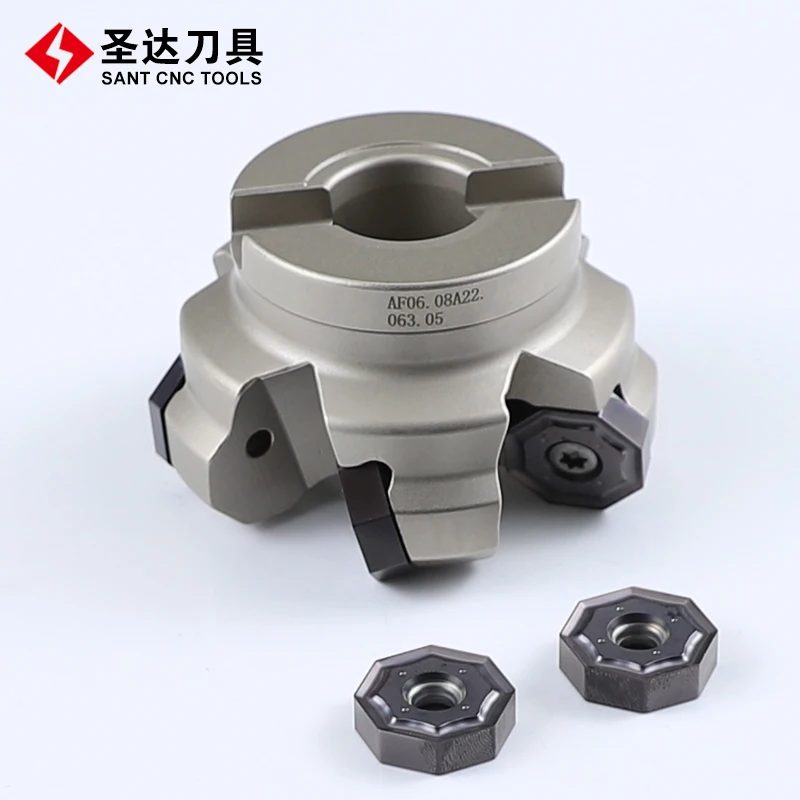Metal Cutting Tools Indexable Face Milling Cutter Used in CNC Machining Center