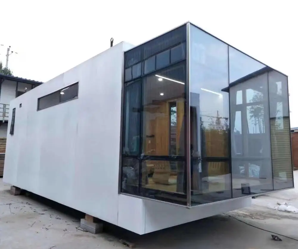 Hot Selling Good Quality Magic Box Movable Prefab Homes Modular 20ft 40ft Size Option Ready Made Tiny Homes