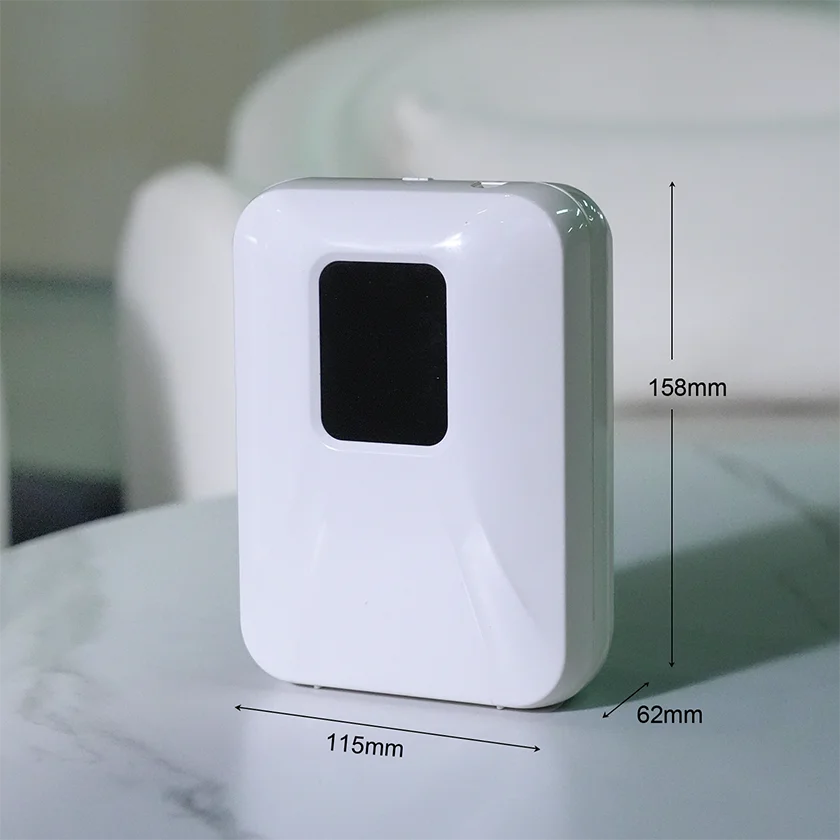 CNUS X2mini Battery Operated Wall Mount Scent Diffuser Automatic Spray Fragrance Machine 200cbm 700sq.ft