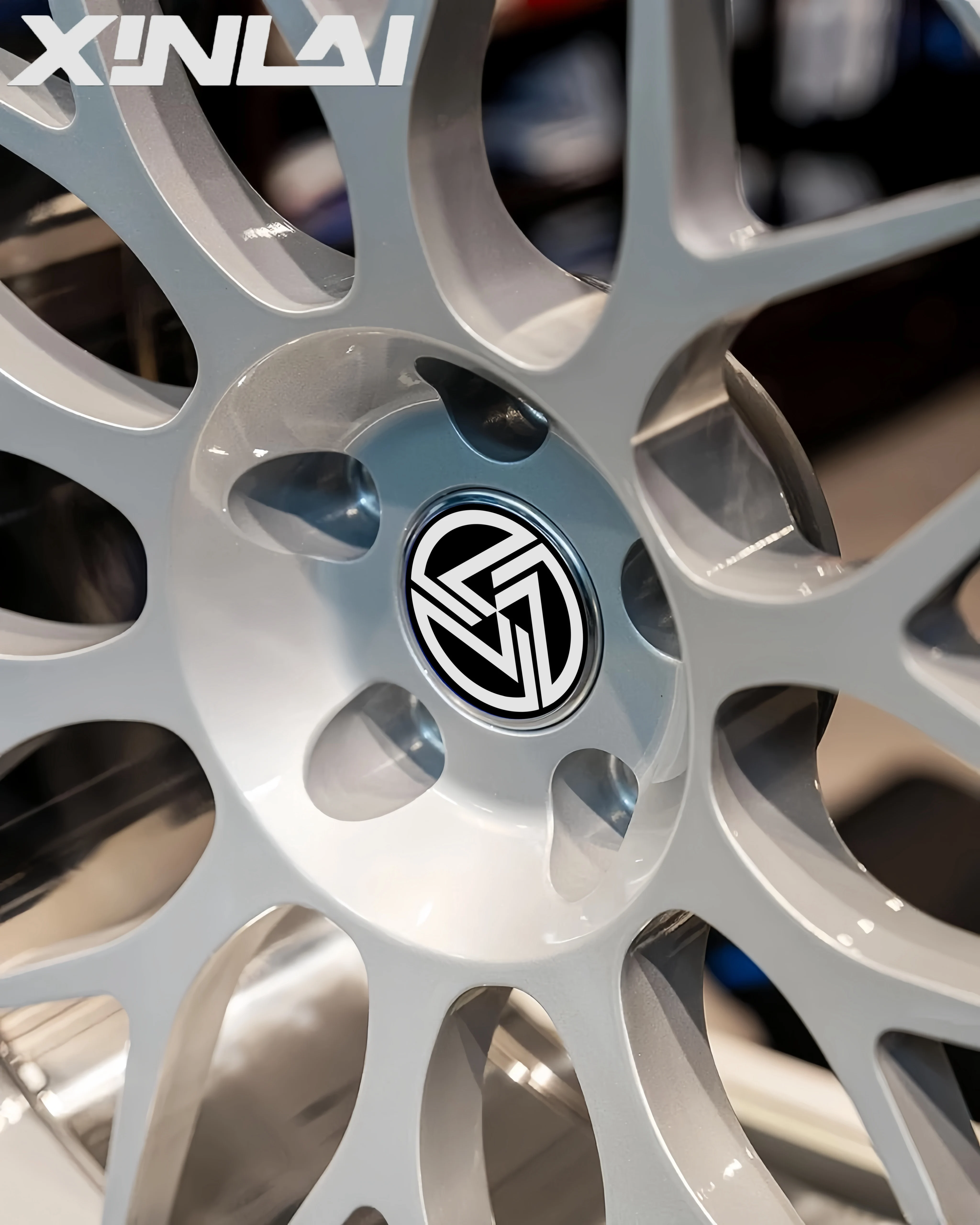 XINLAI Custom Deep Concave Racing Wheels 5x120 5x112 5x114.3 Forged Aluminum Alloy Wheel Hub 2-Piece 2-Piece Deep New 4 Pieces - Image 4