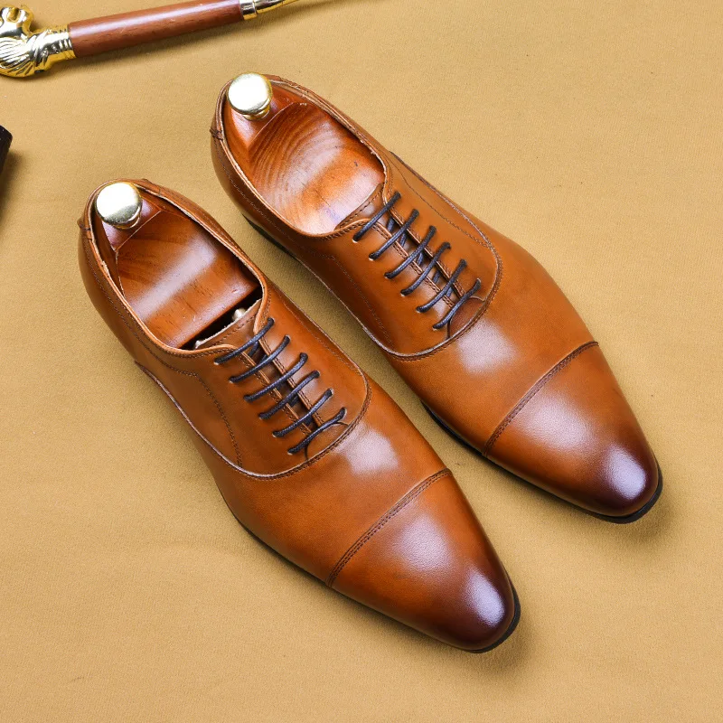 2023 Wholesale British Style Formal Office Mens Dress Shoes