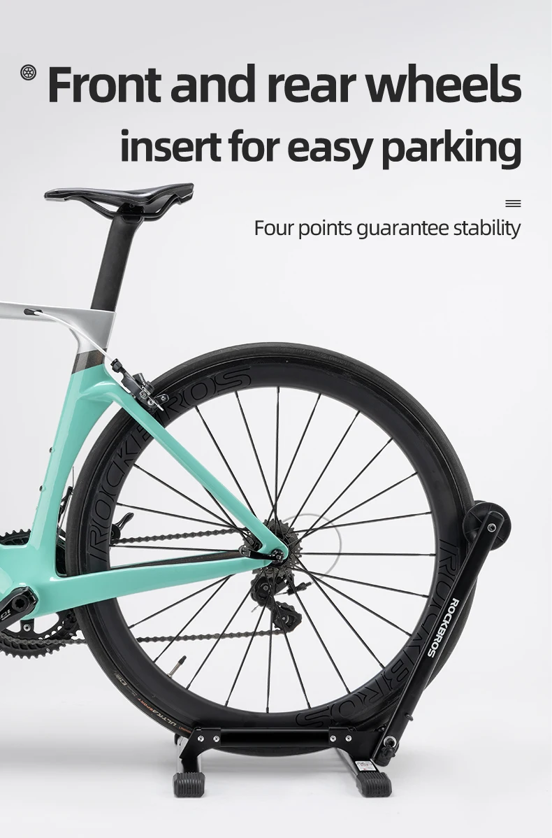 Rockbros Portable Foldable Bike Storage Rack - Vertical Bicycle Parking ...