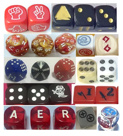 7 Die Double Colors Polyhedral Dice Sets with Pouches for DND RPG Table ...