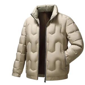 Custom High-quality Down Jacket, Thickened Coat with Custom Logo, Winter Warm Black Puffer Men's Blowfish Jacket