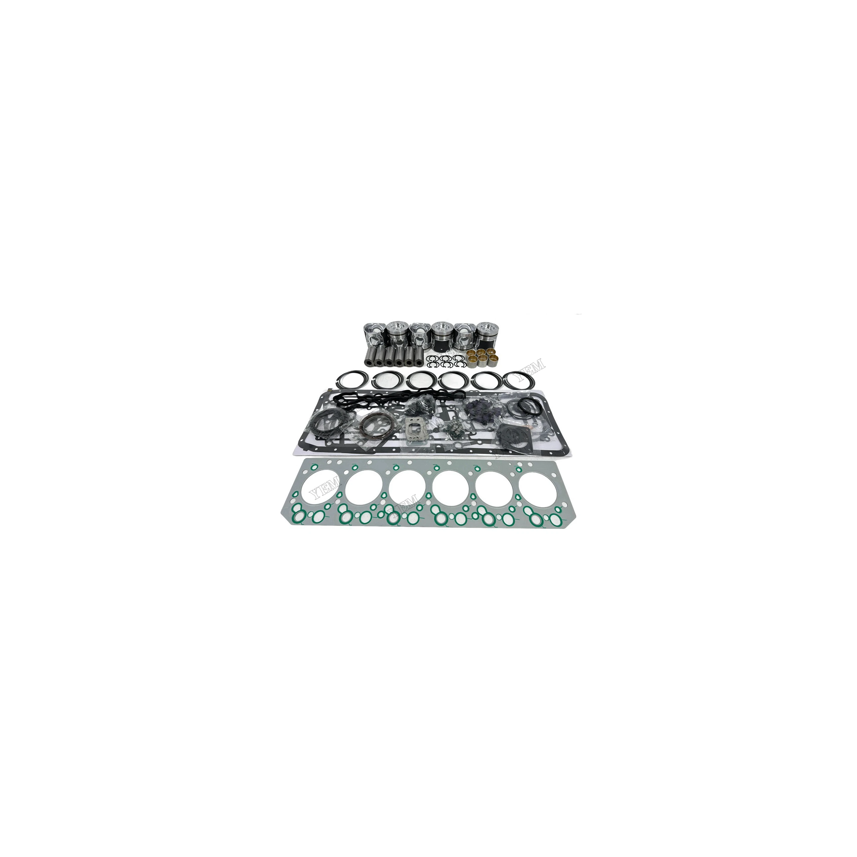 DL06 Overhaul Gasket Kit With Cylinder Gaskets Piston Rings Fits for Doosan / for Develon Wholesale Engine Parts