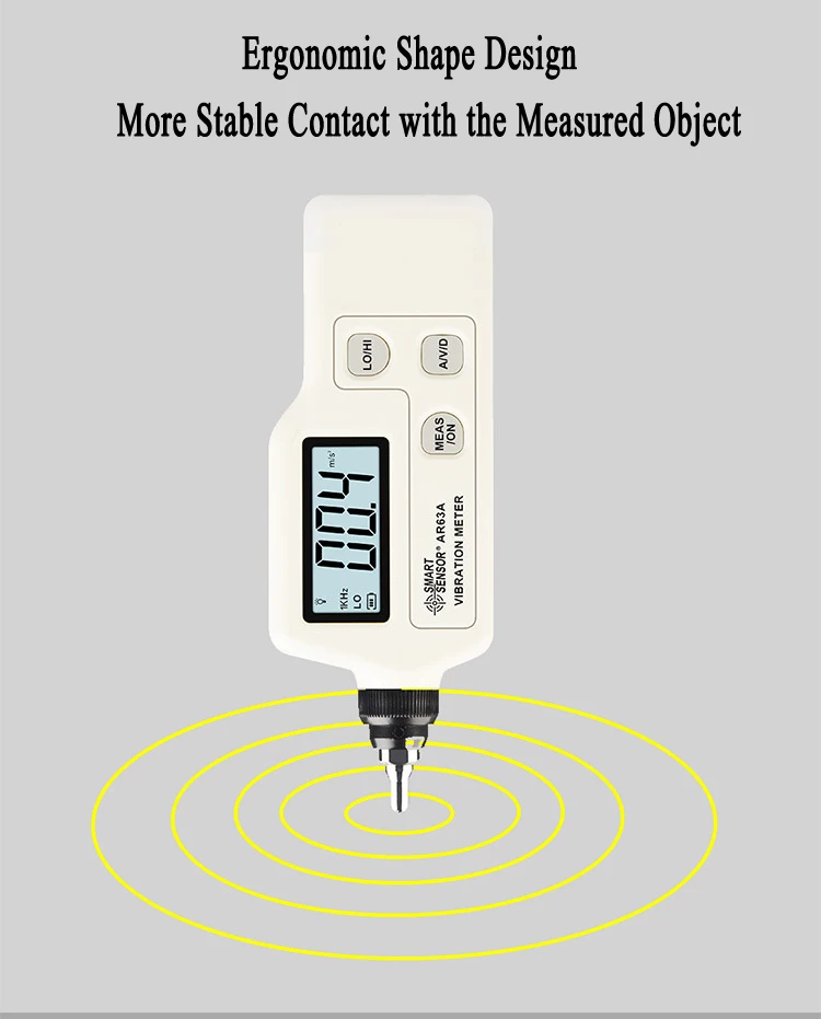 Smart Sensor AR63A Professional Vibration Analyzer High Precision Handheld Digit