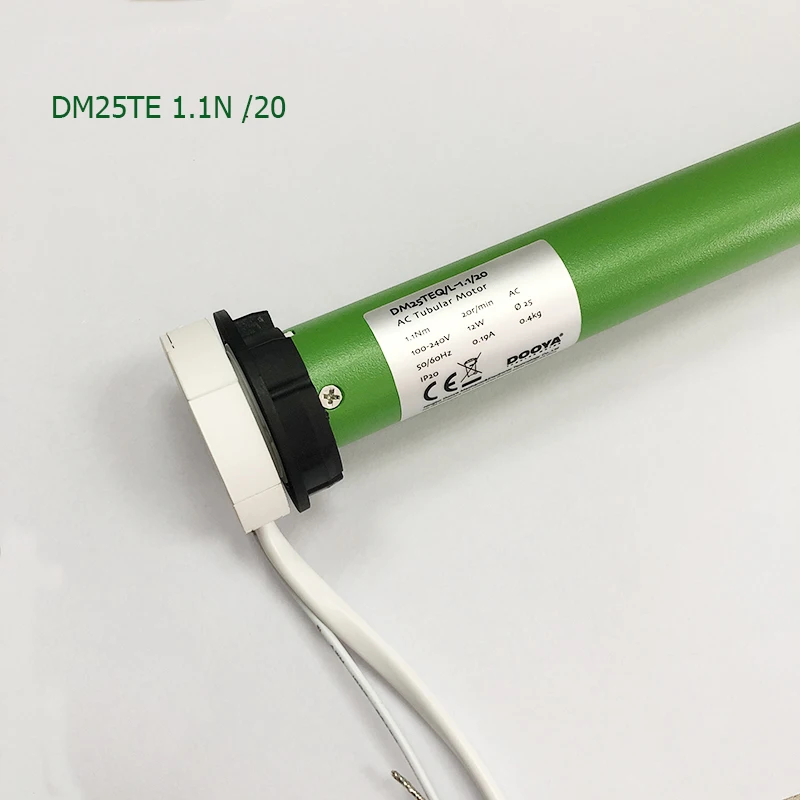 Smart Control Tuya Wifi Tubular DM25mm 50HZ 60HZ Wire Roller Blinds Motor Quite Motor Compatible with Alexa Google Home System
