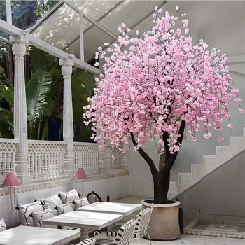 Hot Sale Artificial Cherry Blossom Tree 2 m Cherry Blossom Tree Centerpiece Wedding For Indoor Decor