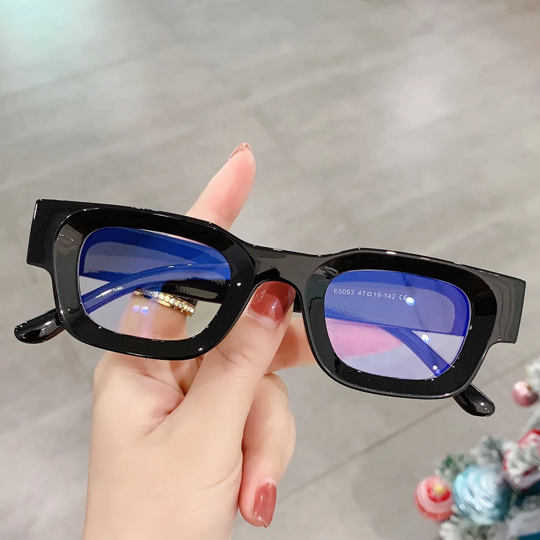 Custom Logo Uv400 Luxury Designer Thick Frame Sunglasses For Men