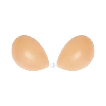 Silicone Bra Self-adhesive Stick on Gel Push up Strapless Backless Invisible Bras Adhesive Bra