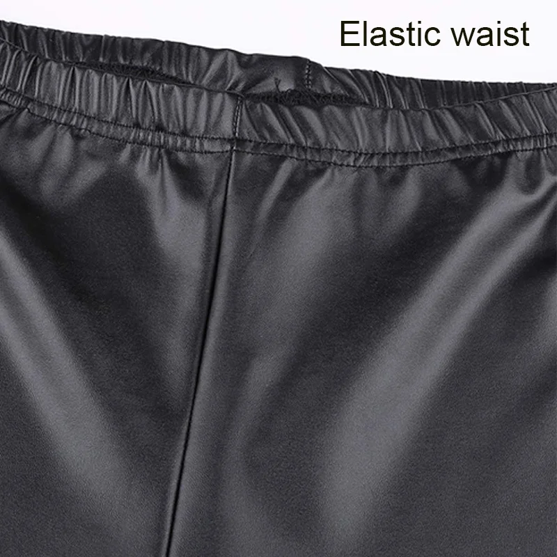 レディースフェイクレザーレギンスプラスサイズ5XLスキニーパンツ