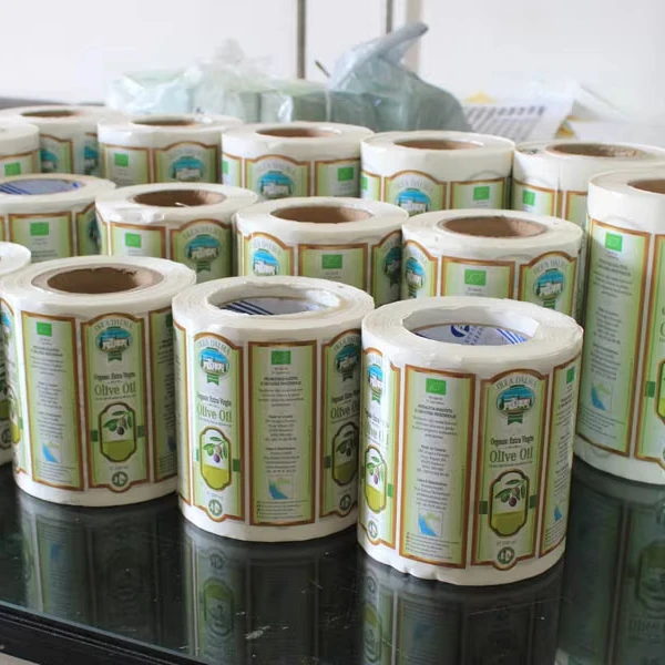 Custom Adhesive Paper Barcode Stickers Sequence Number Custom Adhesive Roll Sequence Code Sticker