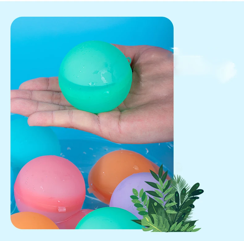 S279 Refill Kits Latex Water Bomb Balloons Fight Games Summer Fun Silicone Water Balloons For