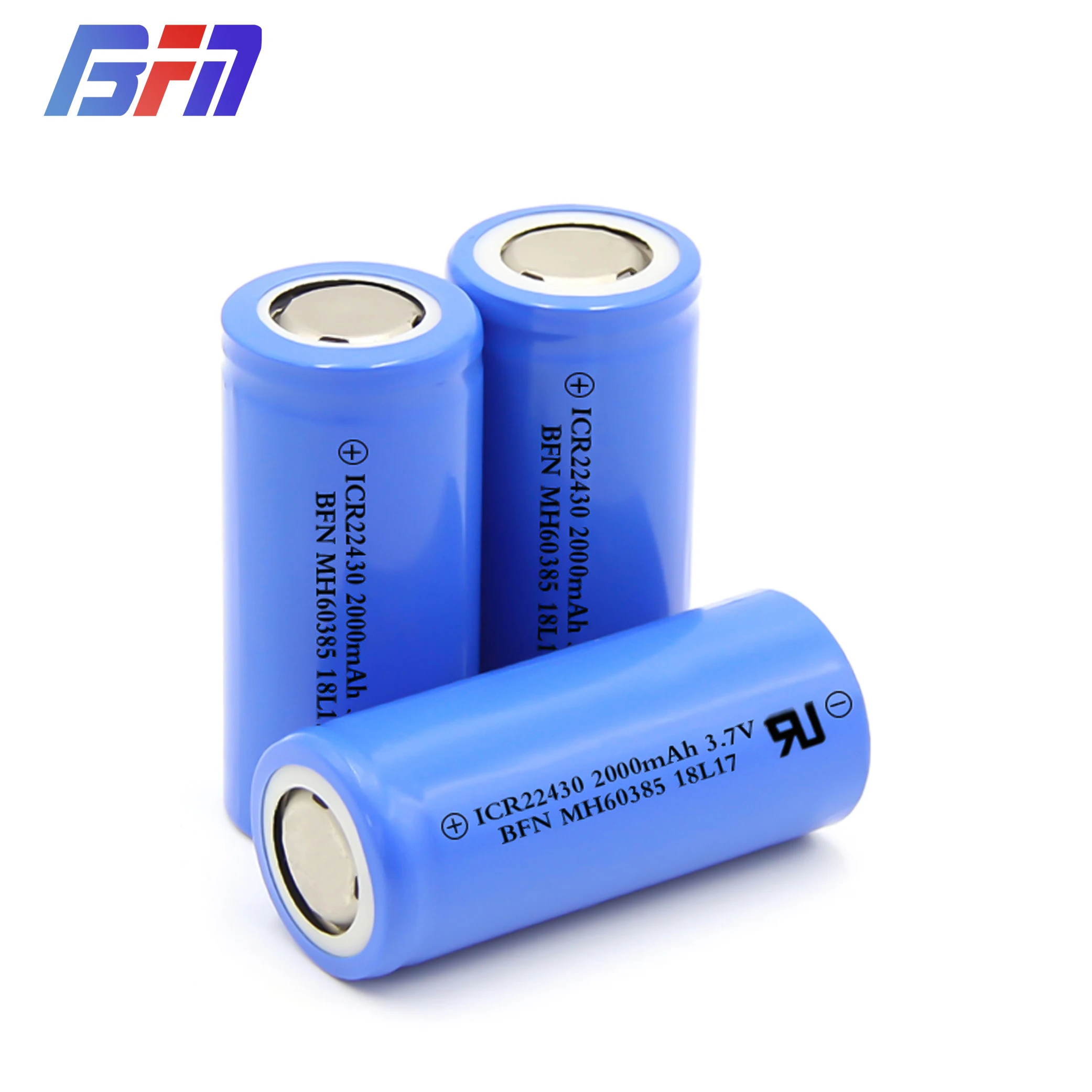 Rechargeable Batteries High Quality Inr/icr 22430 2000mah Lithium Ion ...