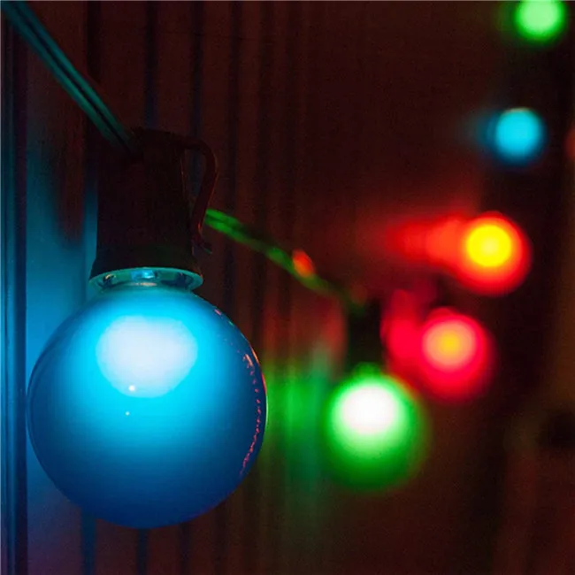 G45 Multicolor Christmas Decorative Led Mini Lantren Bulb for Indoor Outdoor