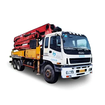 Factory Authorized Second-Hand Sany Brand 38 Meter Diesel Pump Truck Zoomlion Pump with Used Engine Core Motor