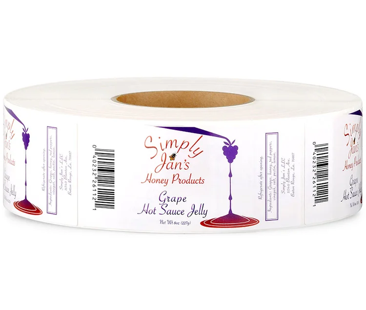 Custom Logo Sticker Self Adhesive High Quality Vinyl and Paper Sticker Label Printing for Product