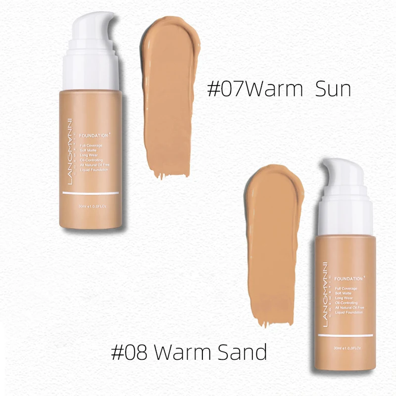 
 Оптовая продажа естественного яркого шелковистого жидкого тонального крема для отбеливания кожи водостойкий производитель для темной и другой кожи  