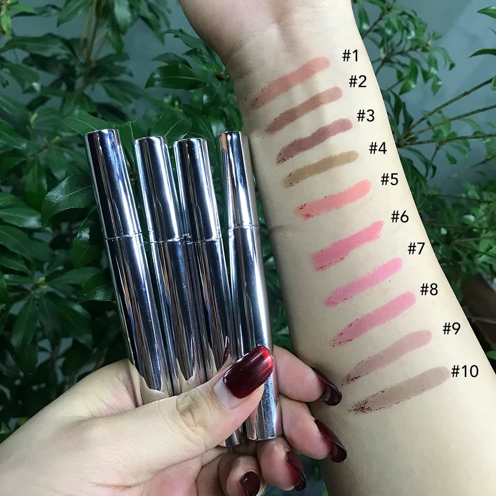 Cosmetics Factory Custom logo Waterproof Stay Peel off Liquid Lip Liner Stain Lip Tint With Stain Lip Stain Peel off