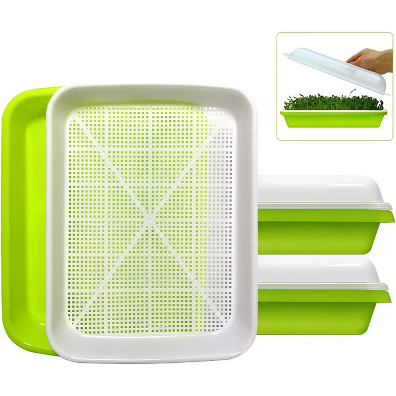 Bean Sprout Nursery Seeding Tray 1020 Microgreen Growing Sprouting Seed Germination Tray