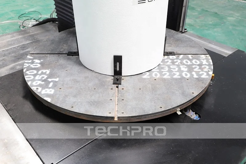 TECHPRO 3D Sculptures Statues 4 Axis Vertical Stone Engraving Machine Stone Cnc Router With Vertical Rotary