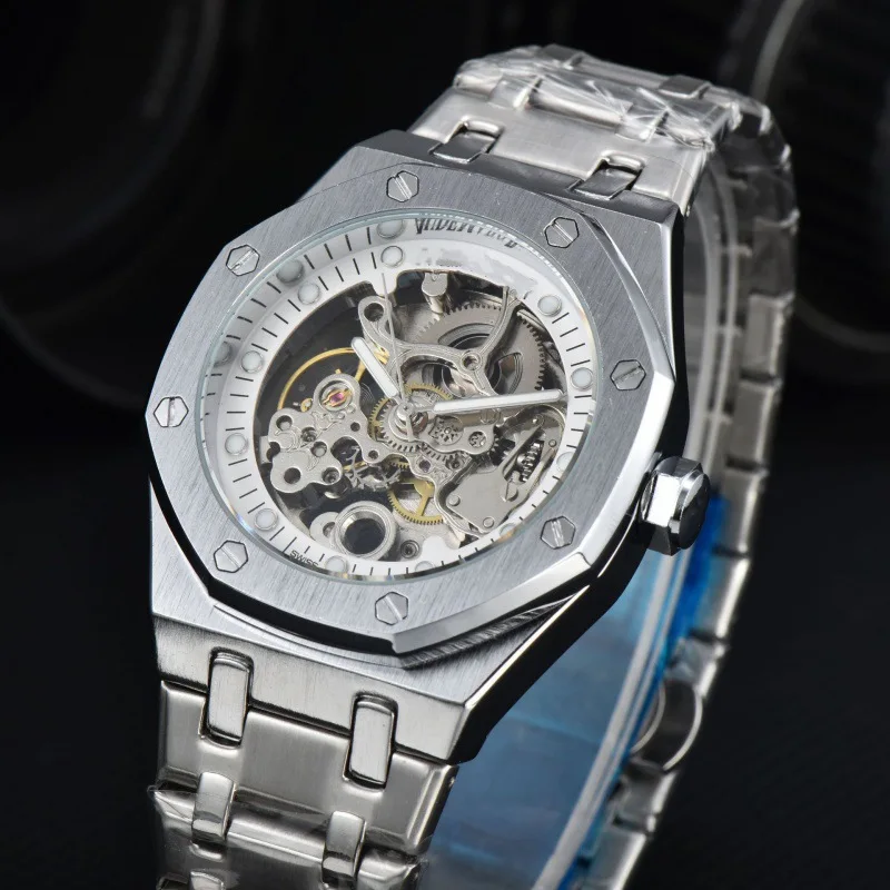 Octagonal Automatic Men's Watch OM-688396