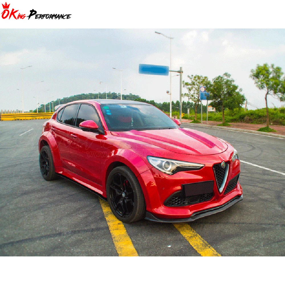 Oking Style Bodykit Half Carbon Fiber Car Accessories For Alfa Romeo