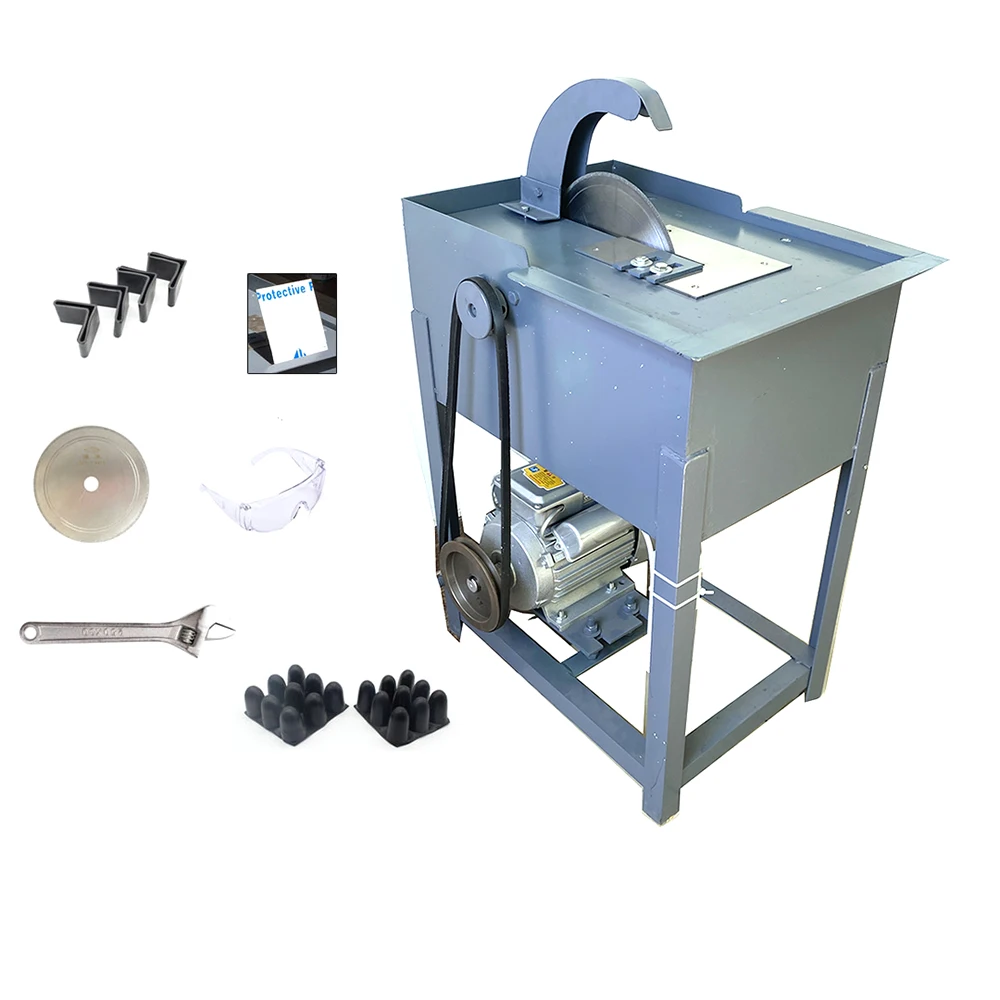 Kinway 12'' Lapidary Machine Multi Blade Stone Cutting Rock Cutting Saws for Stone Block Marble Granite Stone Cutting Machine