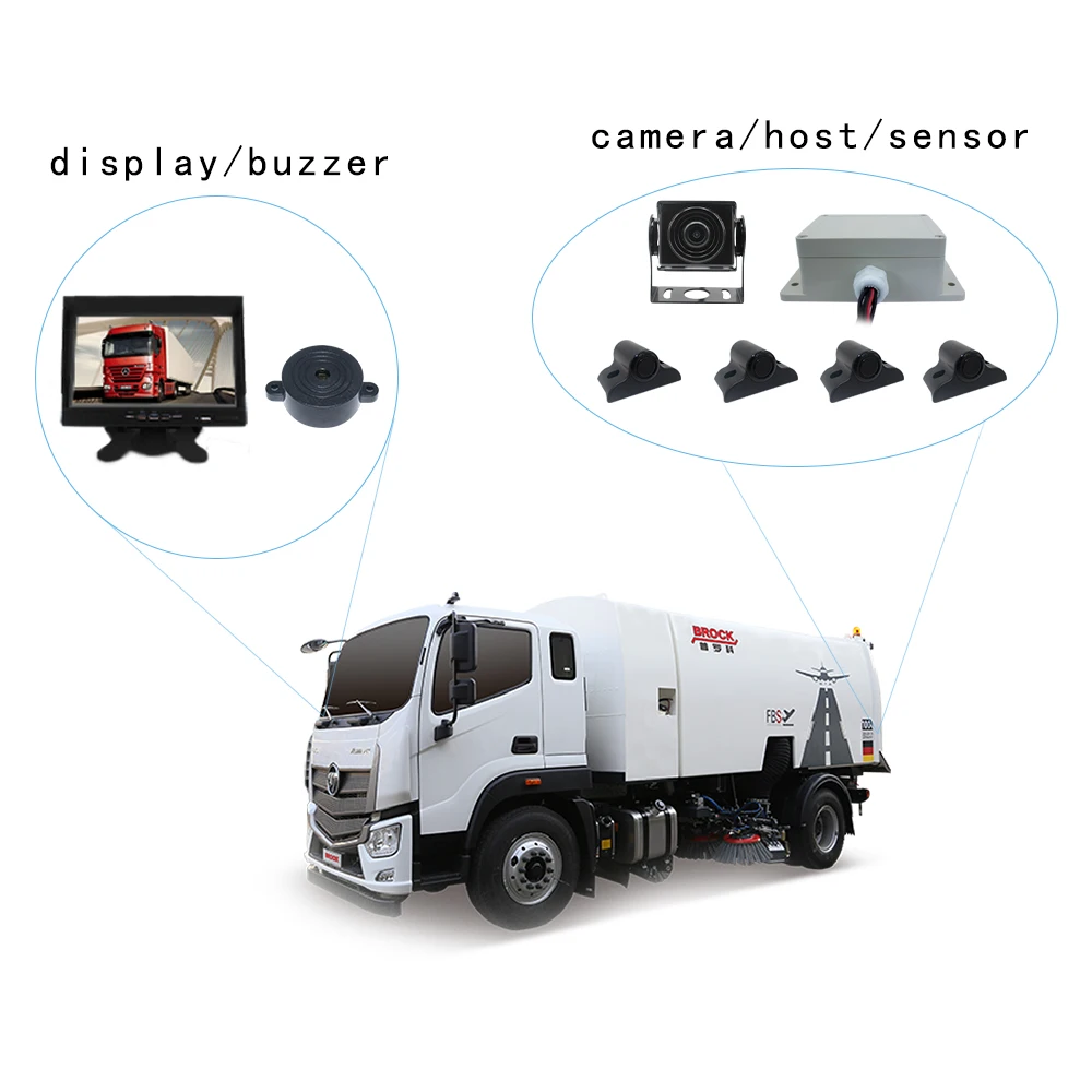 beeper-intelligent truck trailer wire ultrasonic parking sensors
