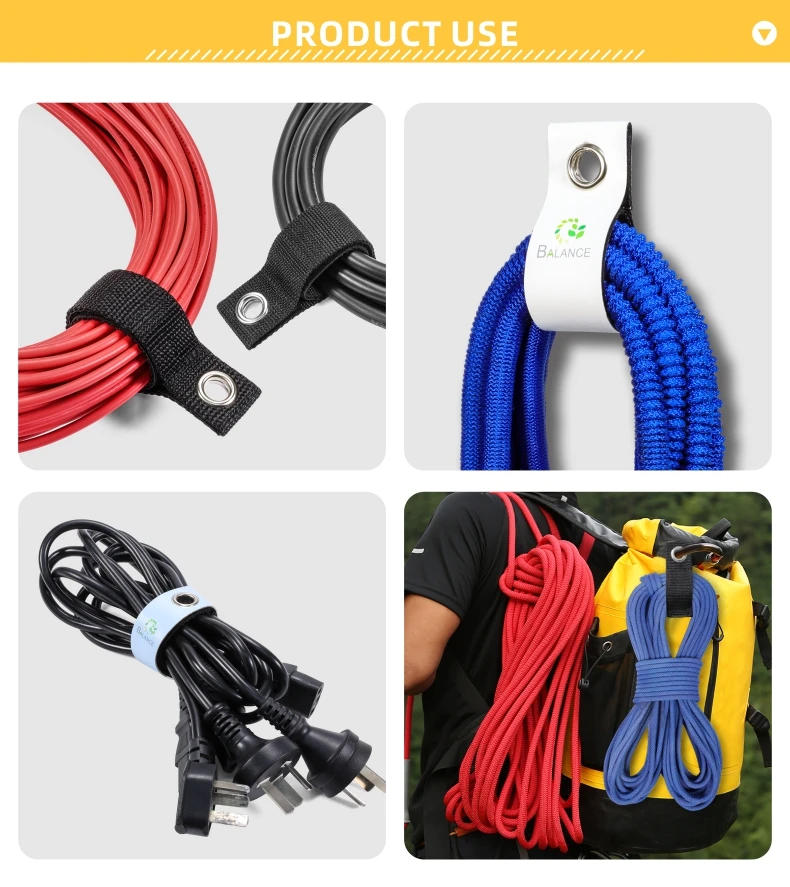 Wholesale Heavy Duty Hanging Straps Portable Storage Straps Extension Cord Wrap Keeper Cable Straps Garden Hoses Rope Organizer