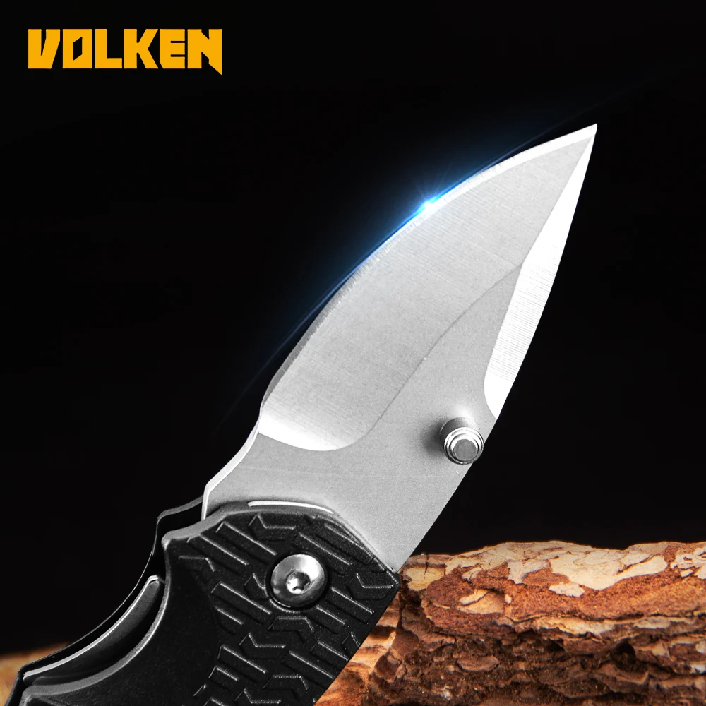 Portable 3Cr13 Steel Multi-functional Folding Combat Knife For Outdoor Use, Camping, Self-defense And Fruit Cutting,_voghion.com