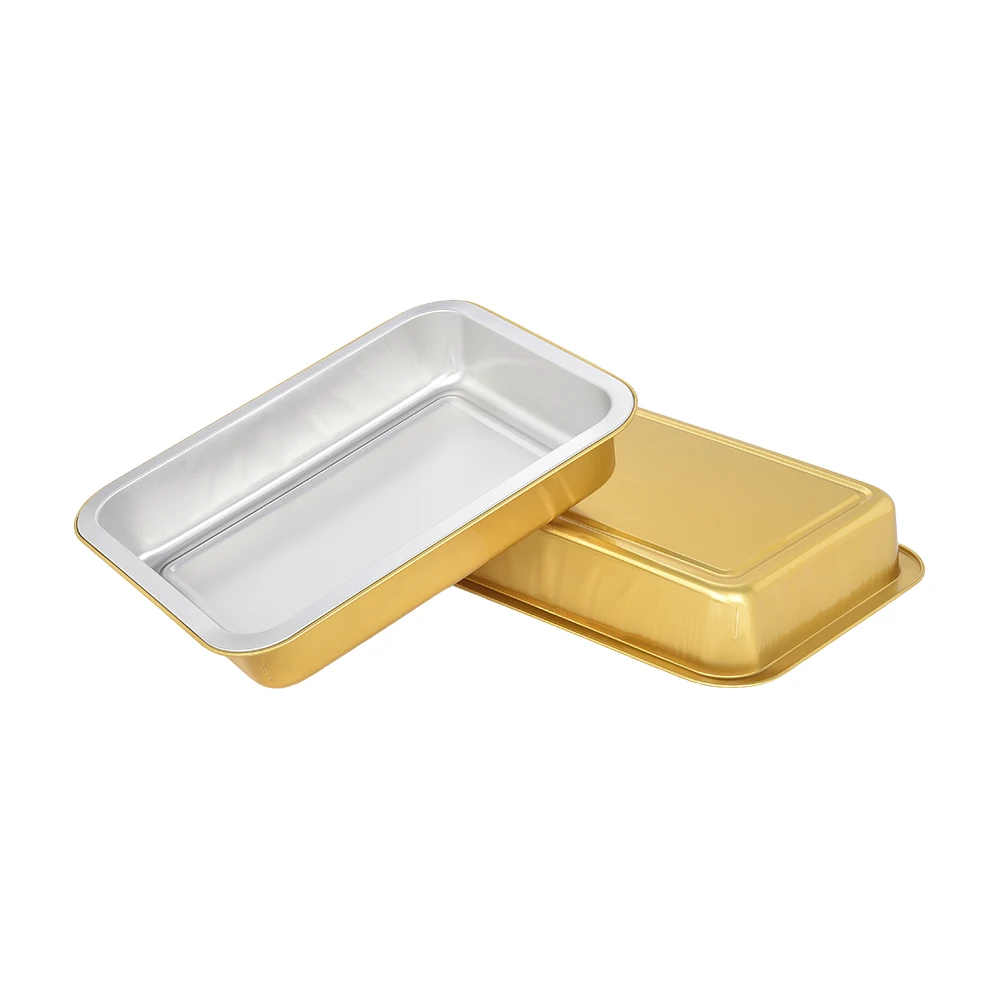 C1025 Anti Crease Custom Size Foil Pan Wrinkle Free Baking Tray Branded Foil Pan for Corporate Events