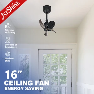 1stshine Ceiling Fan Popular Large Airflow Mini 16 Inches 3 Acrylic Blades Ceiling Fan with Remote Control