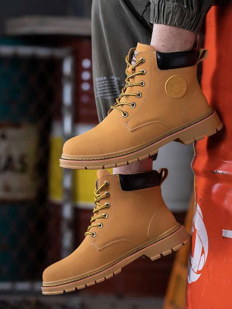Construction Workers Safety Shoes For Men Work Safety Boots Industrial