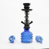 Tubo individual azul vibrante.