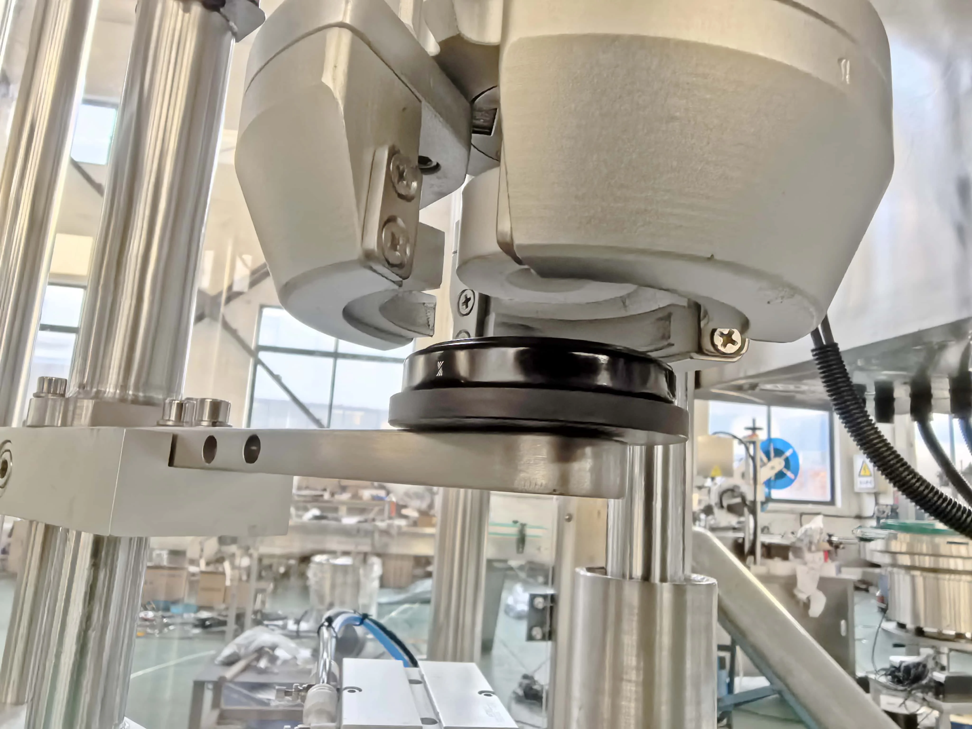 Automatic Glass Jar Filling Capping Line  for Jam Ketchup Honey Filler factory