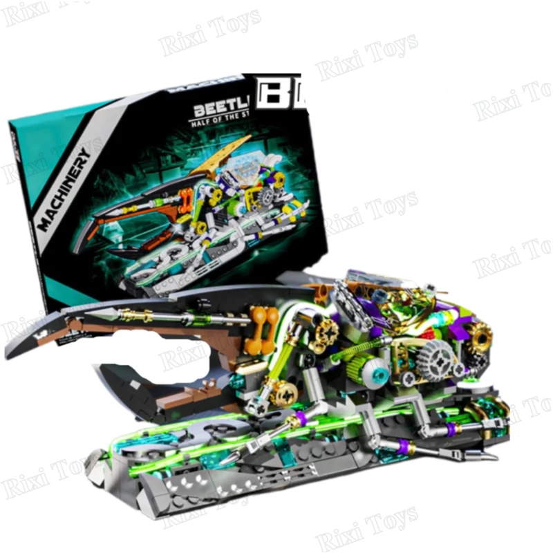 明治13053ロボット機械アクションフィギュア昆虫動物ブロックキット