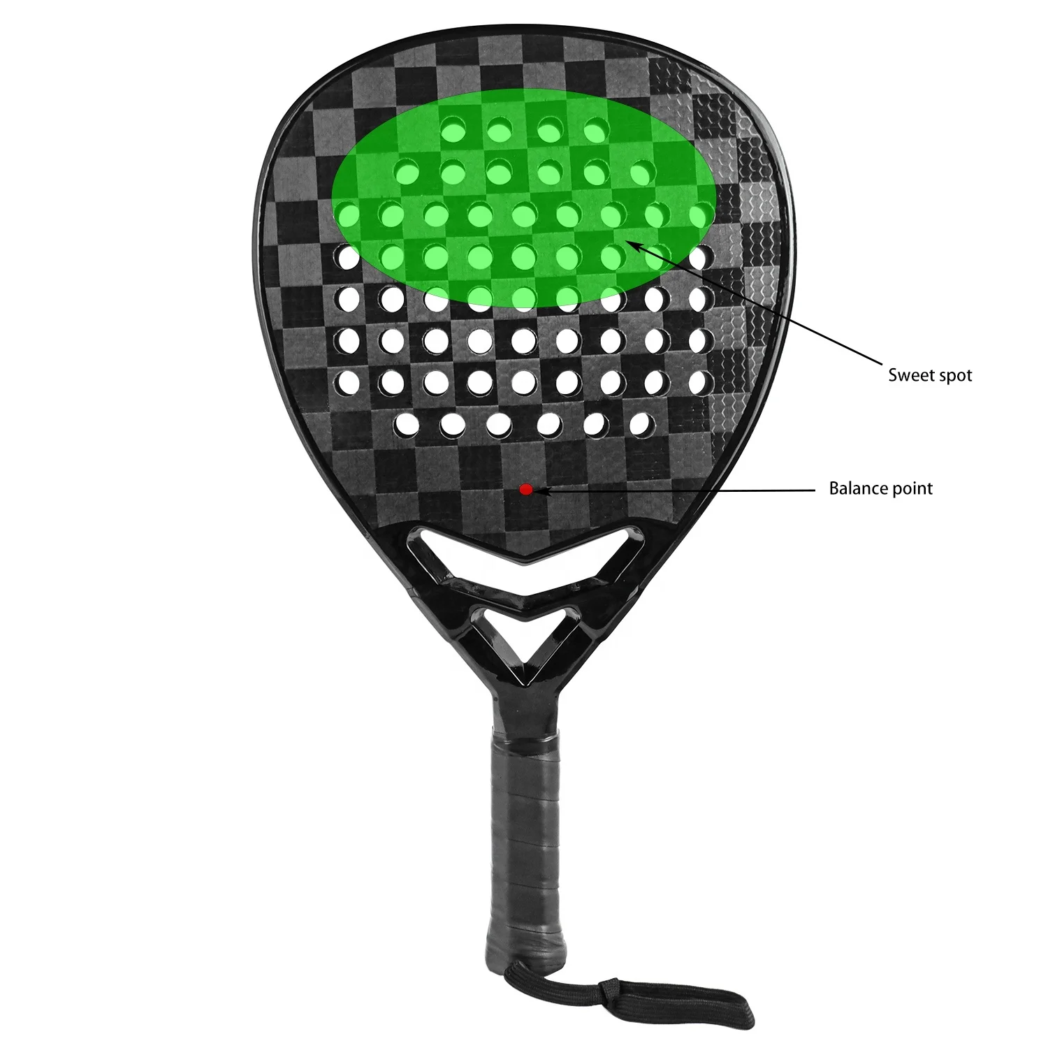 Профессиональное качество AMA SPORT китайский производитель напрямую 3K/12K/18K ракетка из углеродного волокна для