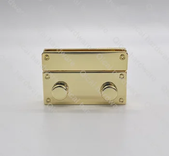 High Quality Metal Zinc Alloy Square Bag Accessories DIY Lock Buckle