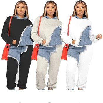 Fall 2024 Women's Women's Casual Sweatpants and Hoodie Pants 2-Piece Set