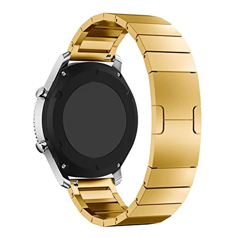 22mm Smart Watch Band Quick Release Stainless Steel Metal Link Bracelet Strap for samsung Gear S3 Smart Watch for galaxy Watch