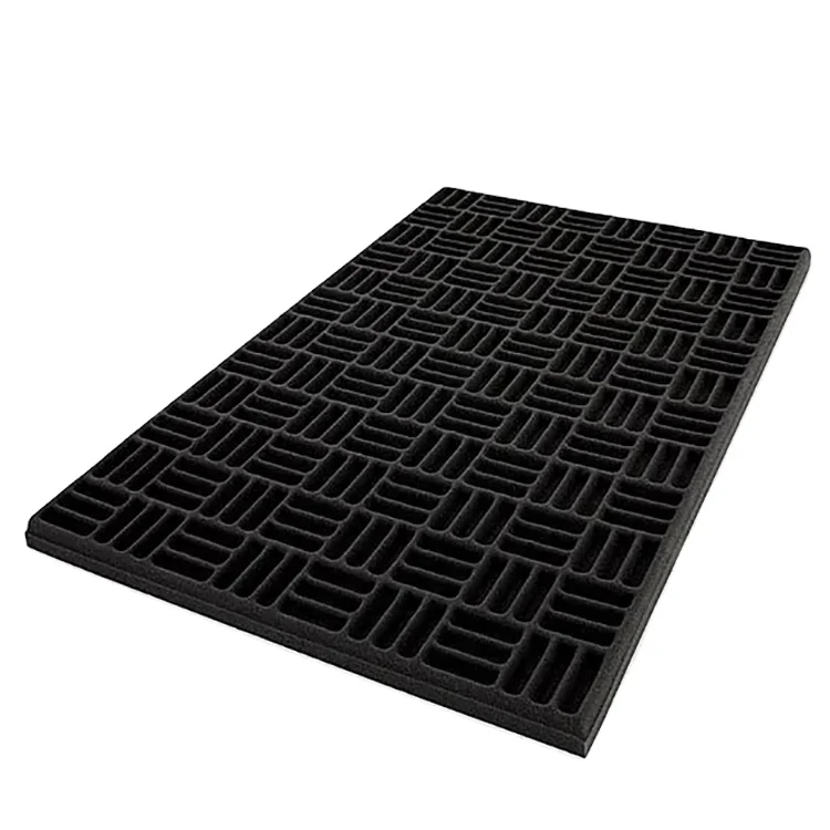 Custom 100% Polyurethane Black Soundproof Acoustic Foam Panels Modern Design for Hotel Application Factory Direct