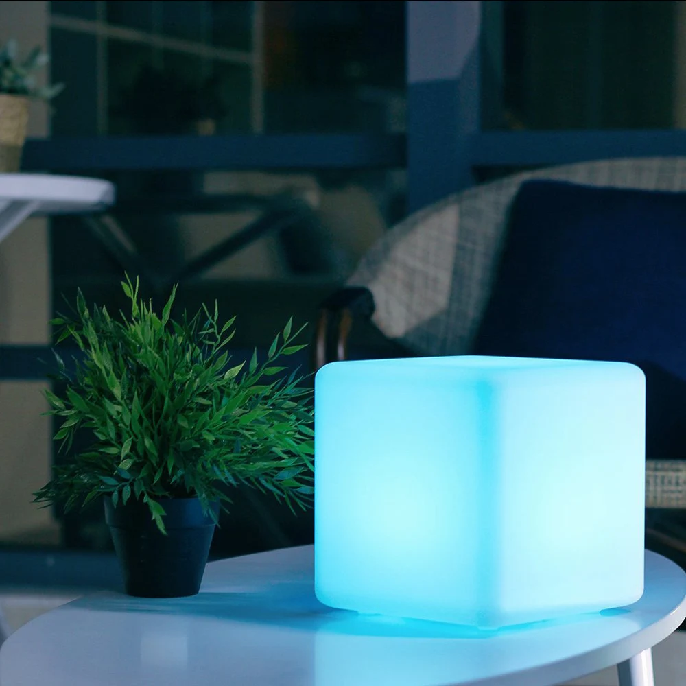 Garden LED Cube RGB Color Changing LED Cube Light Block Seat Luminous LED Light Cube