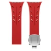 Rojo y plateado